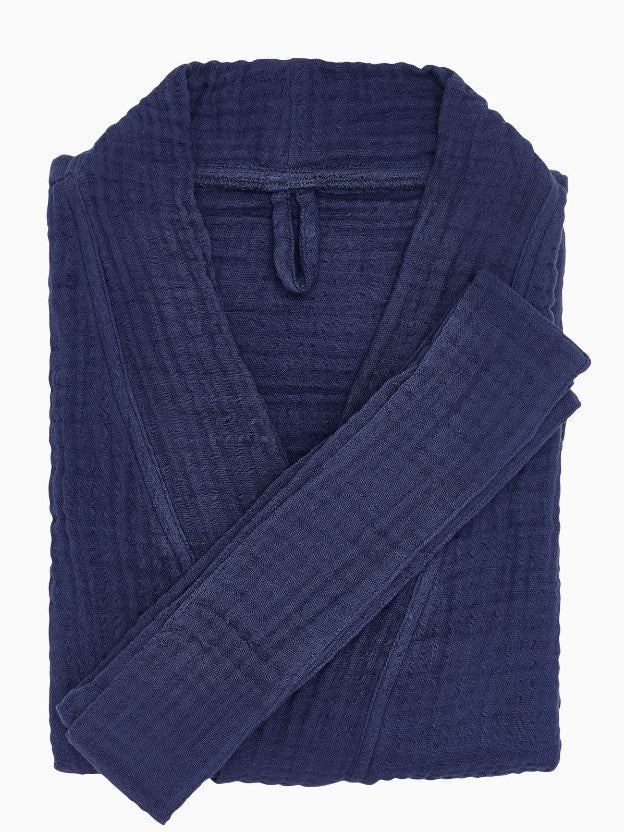 Cotton Gauze Long Robe