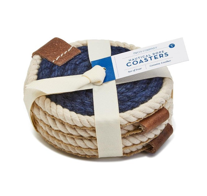 Navy Rope Coaster Set