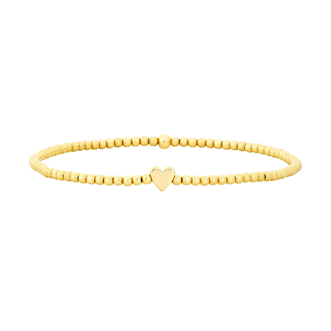 Gold Heart Bracelet 14K Gold
