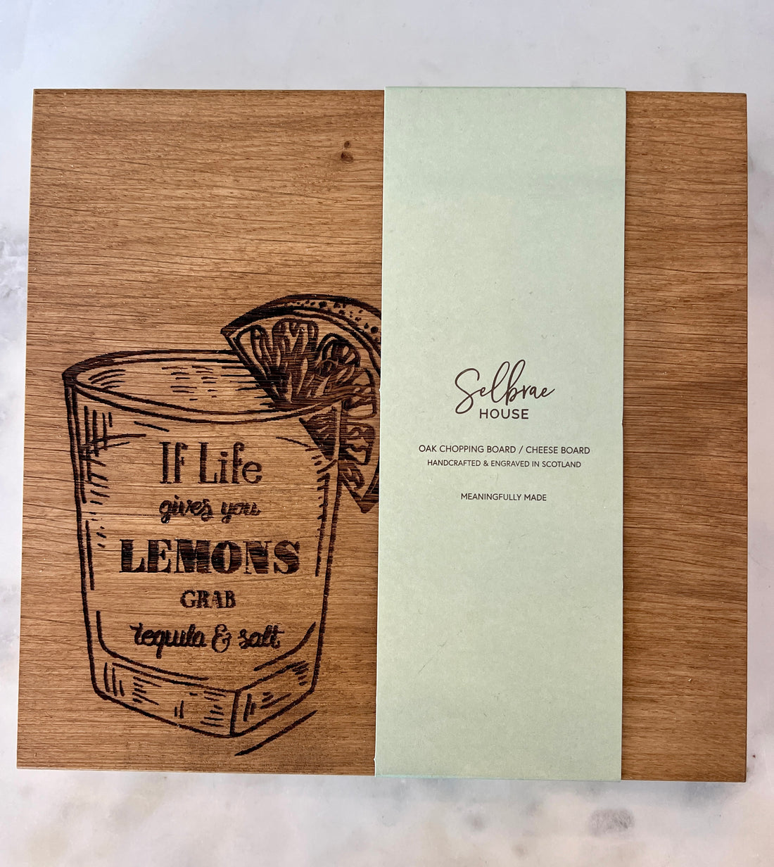 Tequila Salt Chopping Board