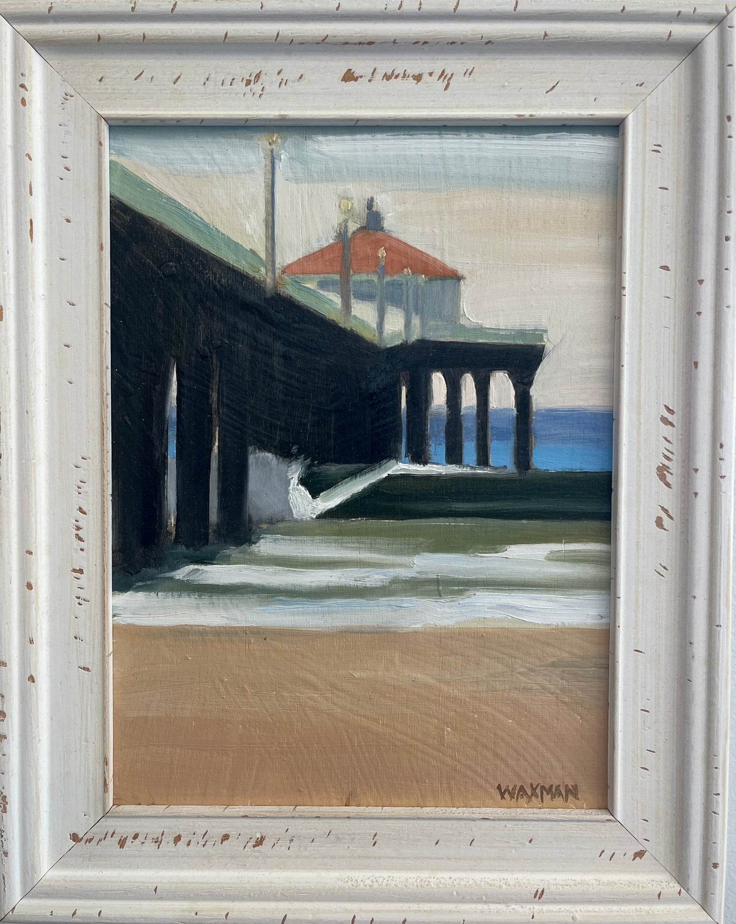 Original Painting of MB Pier 8" x 10"