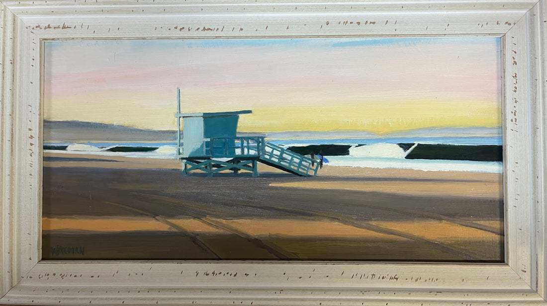 South Bay Beach in Early Morning Light Original Oil