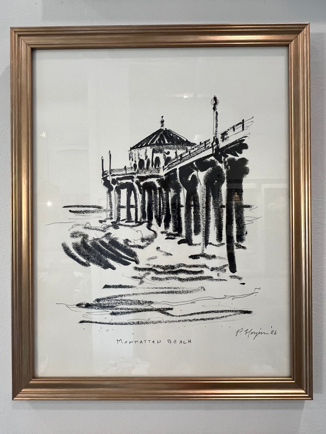 Manhattan Beach Pier Drawing