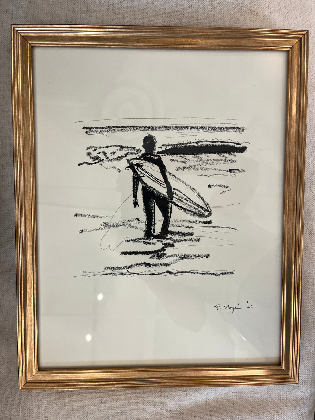 The Surfer Drawing