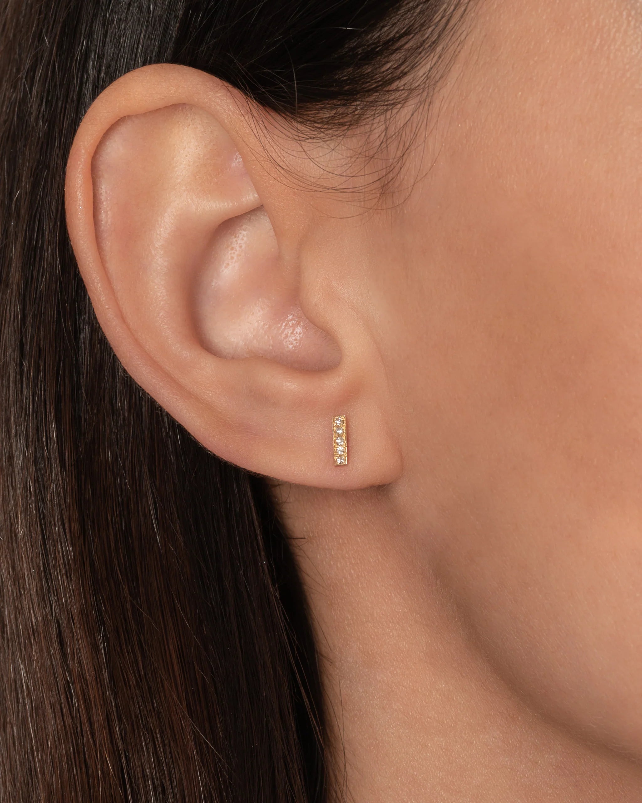 Diamond Bar Studs