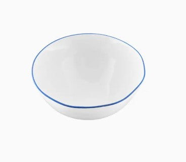 Abbesses Med Bowl Blue Rim