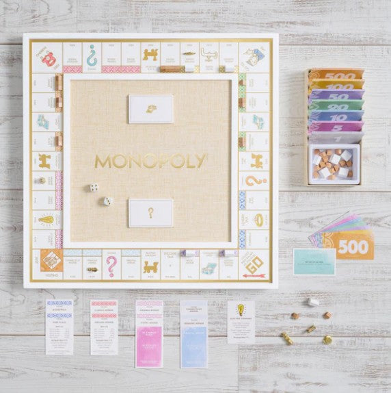 Monopoly Bianco w/Grasscloth