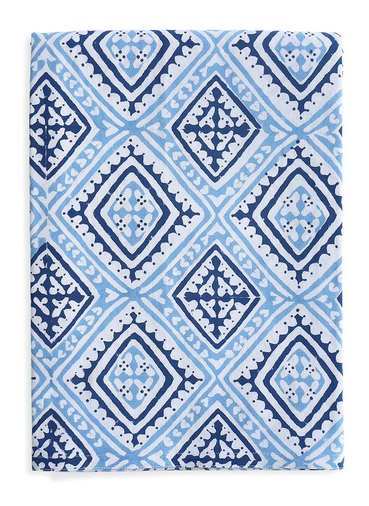 Azure Cotton Tablecloth