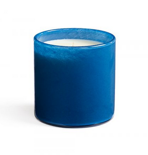 Blue Amber Candle