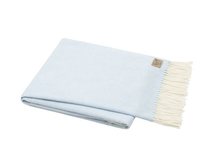 Sky Herringbone Throw