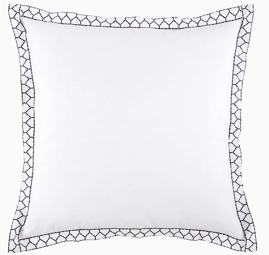 Stitched Organic Cotton Euro