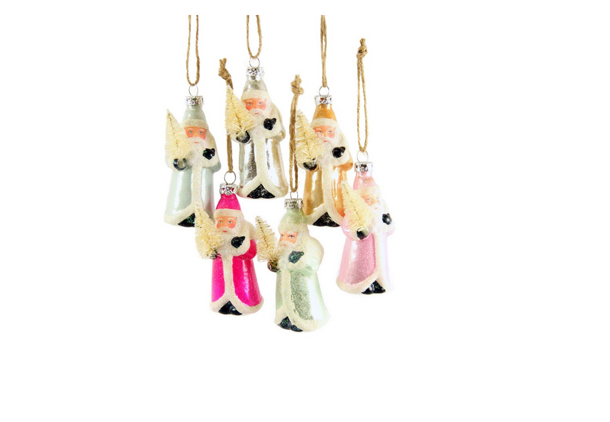 Belsnickle Glass Ornaments