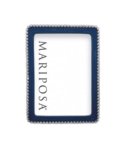 Beaded Blue Frame