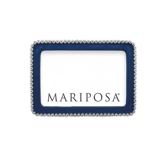 Beaded Blue Frame