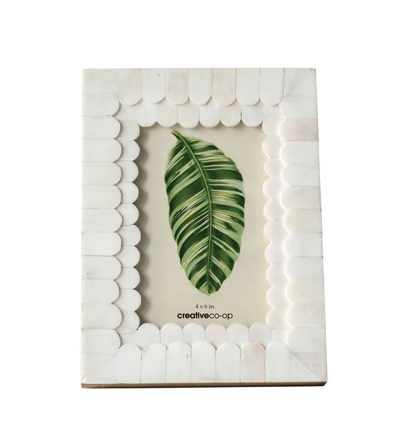 Scalloped Inside Bone Frame