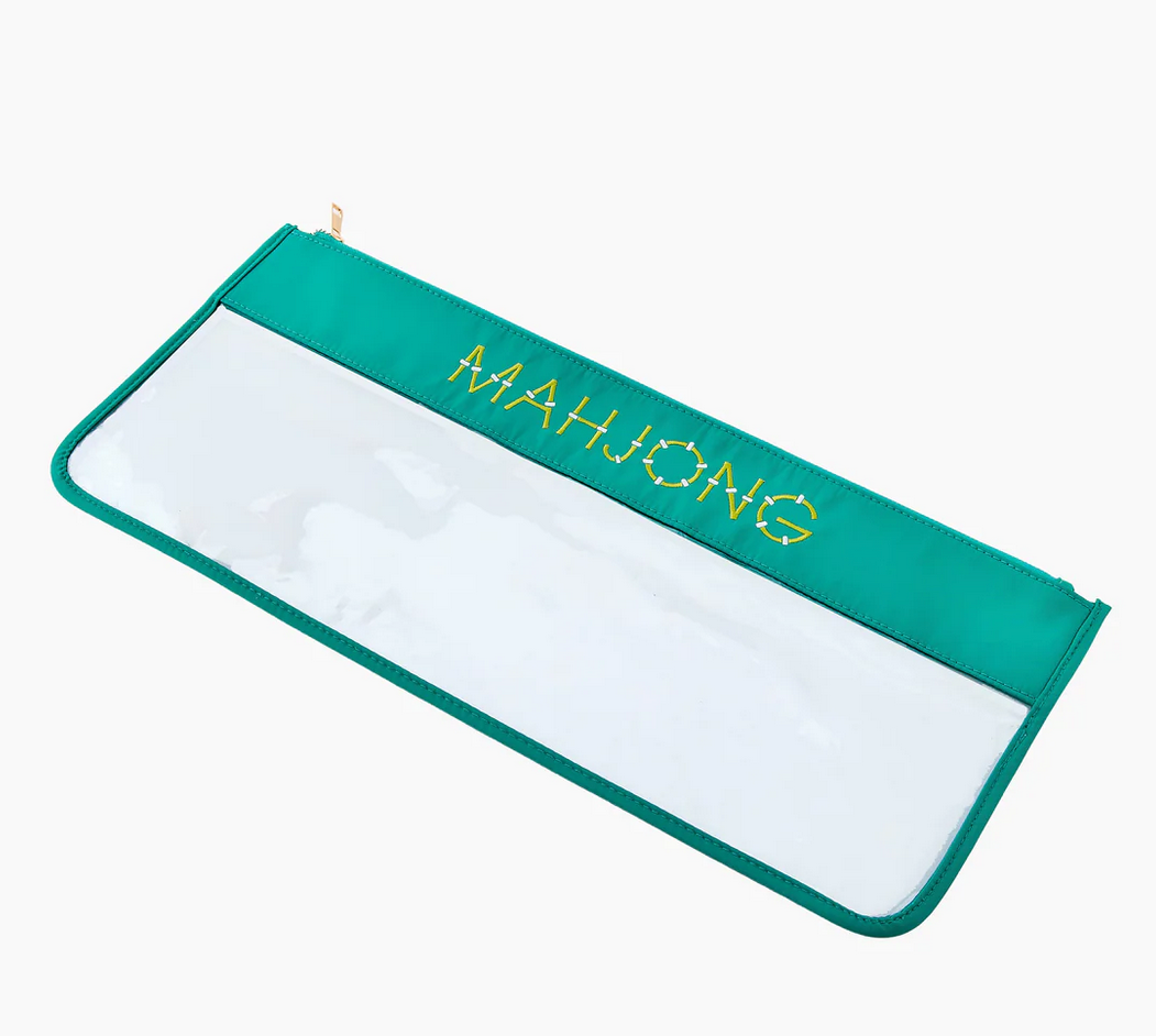 Aqua Mahjong Bag