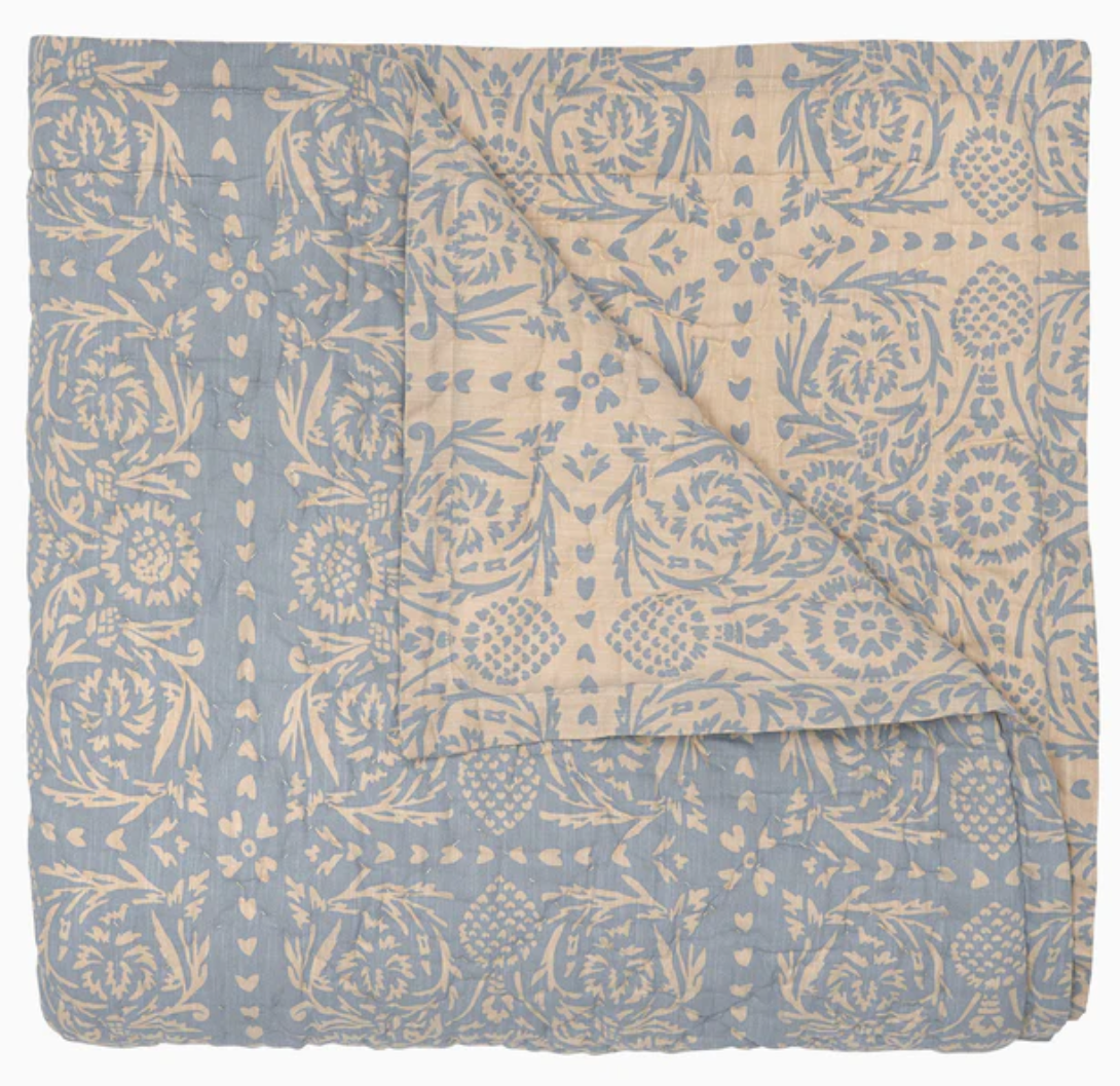 Raisa Slate Queen Quilt
