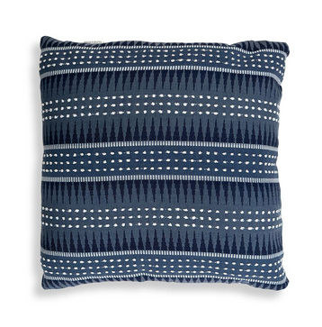 Backgammon Outdoor Pillow in Slate