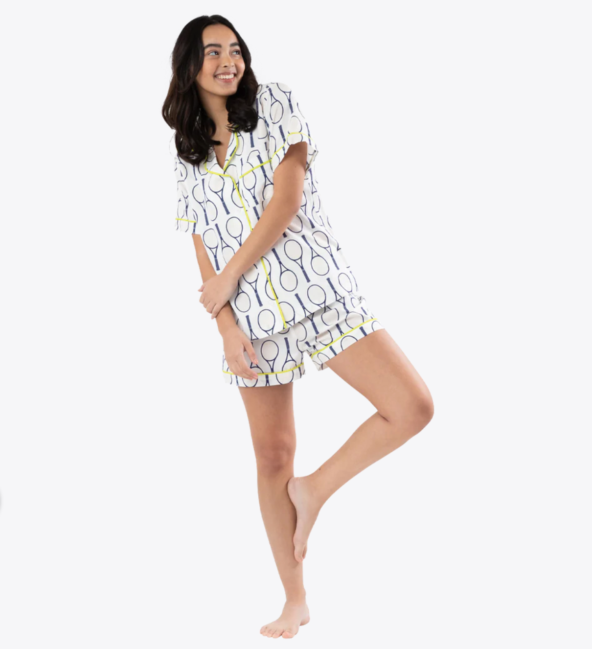 Tennis PJ Shorts Set