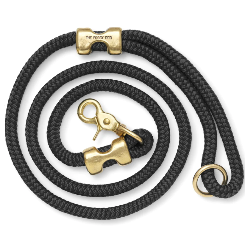 Black Rope Dog Leash