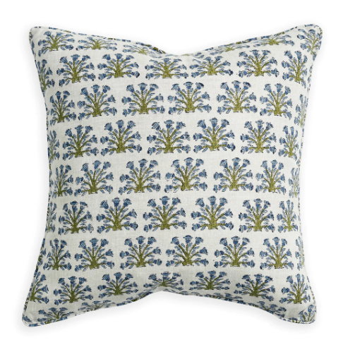 Samode Moss Azure Pillow