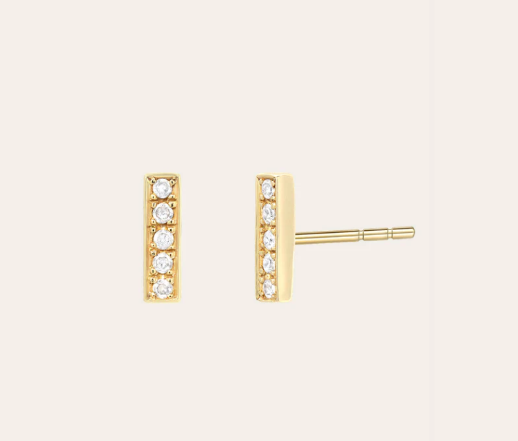 Diamond Bar Studs