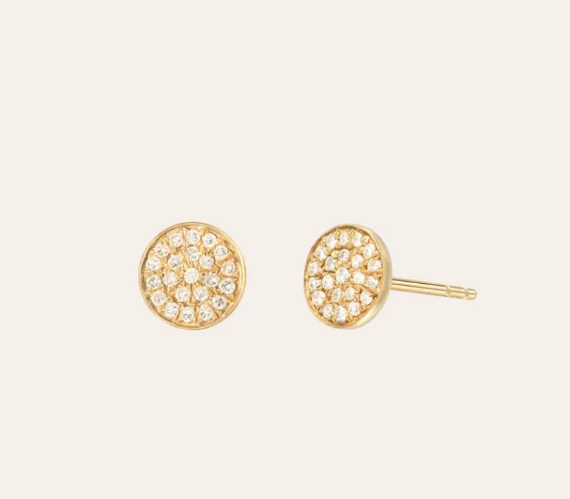Diamond Disc Studs