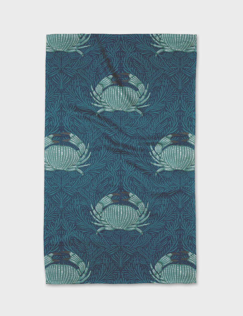 Blue Crab Tea Towel