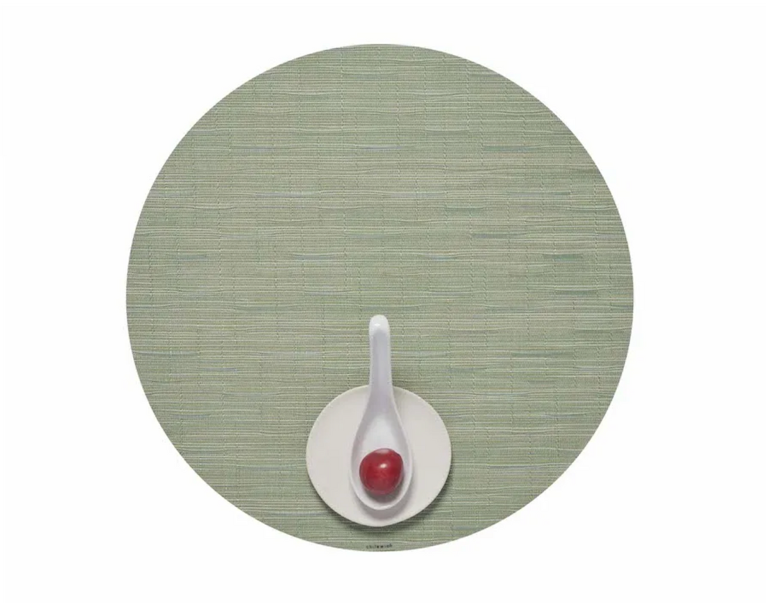 Bamboo Round Spring Green