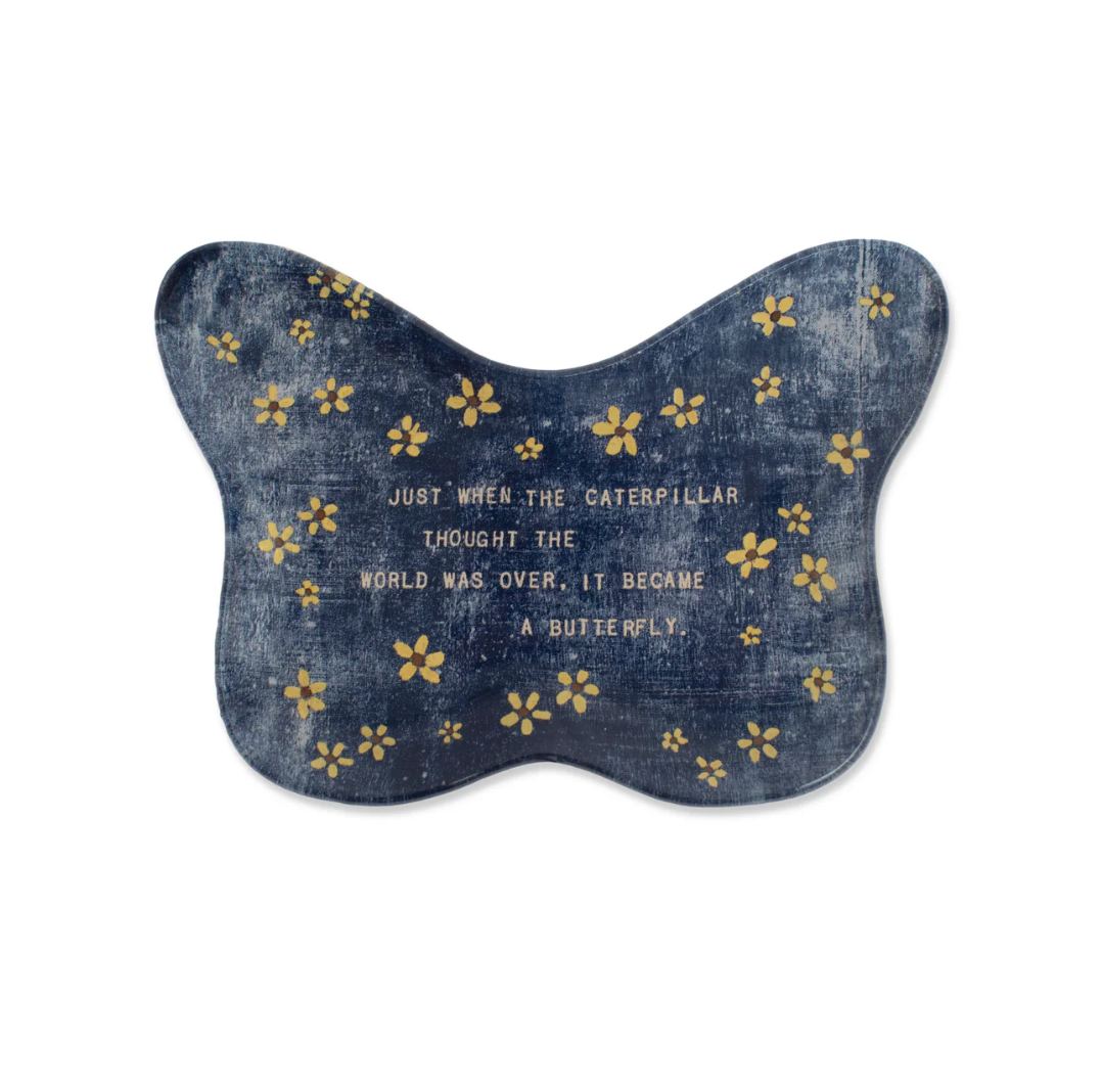 Caterpillar Butterfly Plate