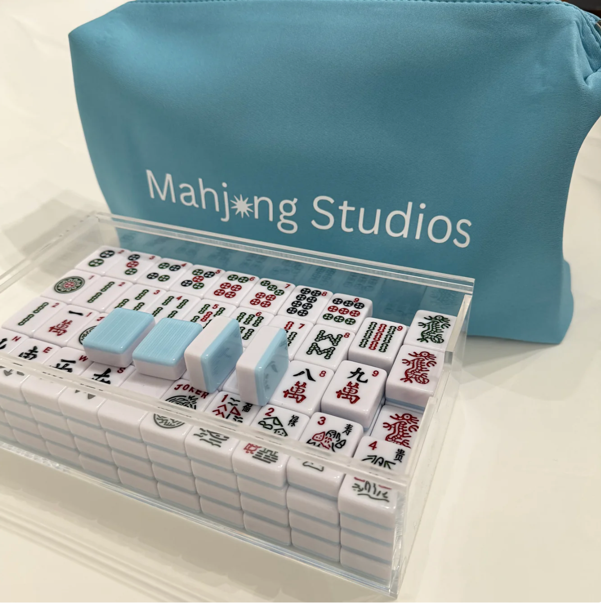 Bamboo Sky Mahjong Tiles