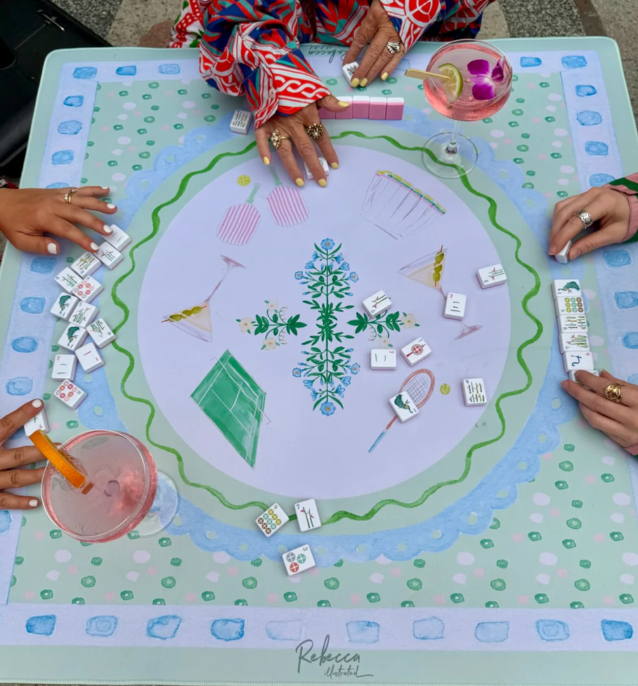 Pickleball Mahjong Mat