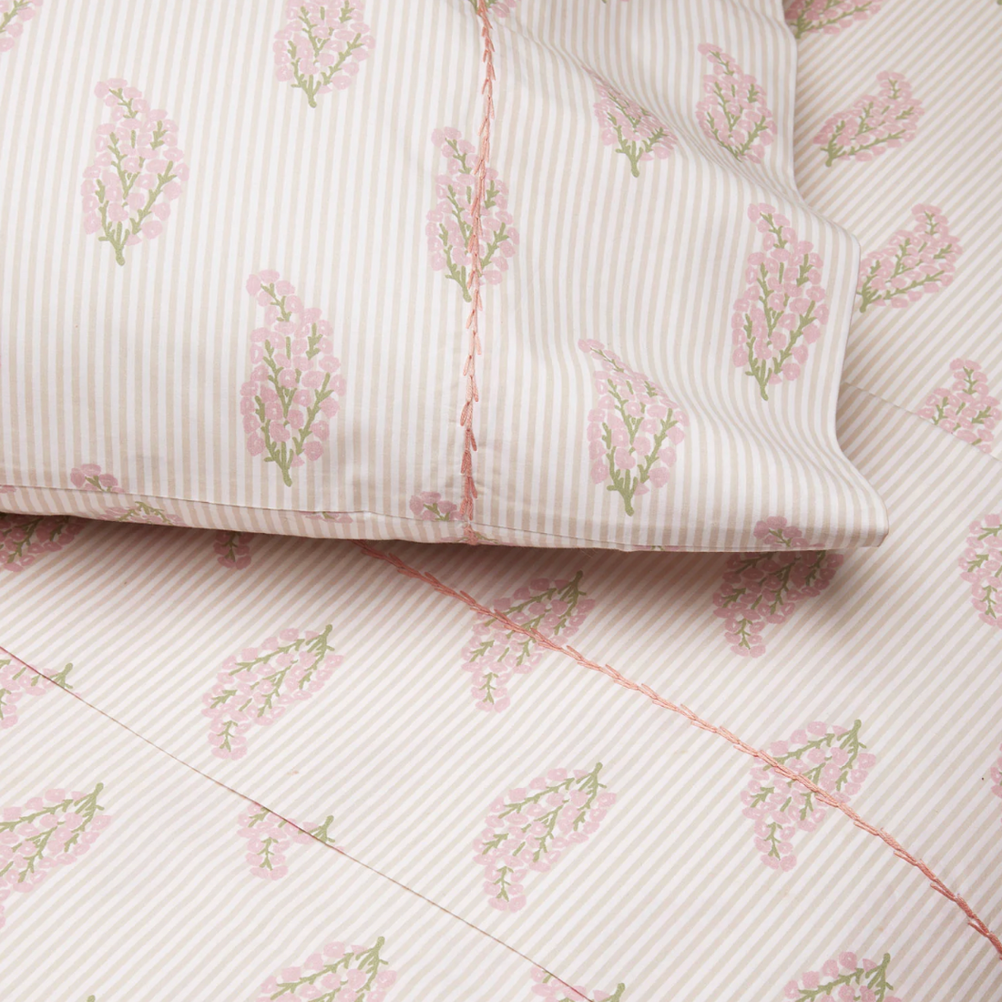Nirvi Lotus Fitted Sheet