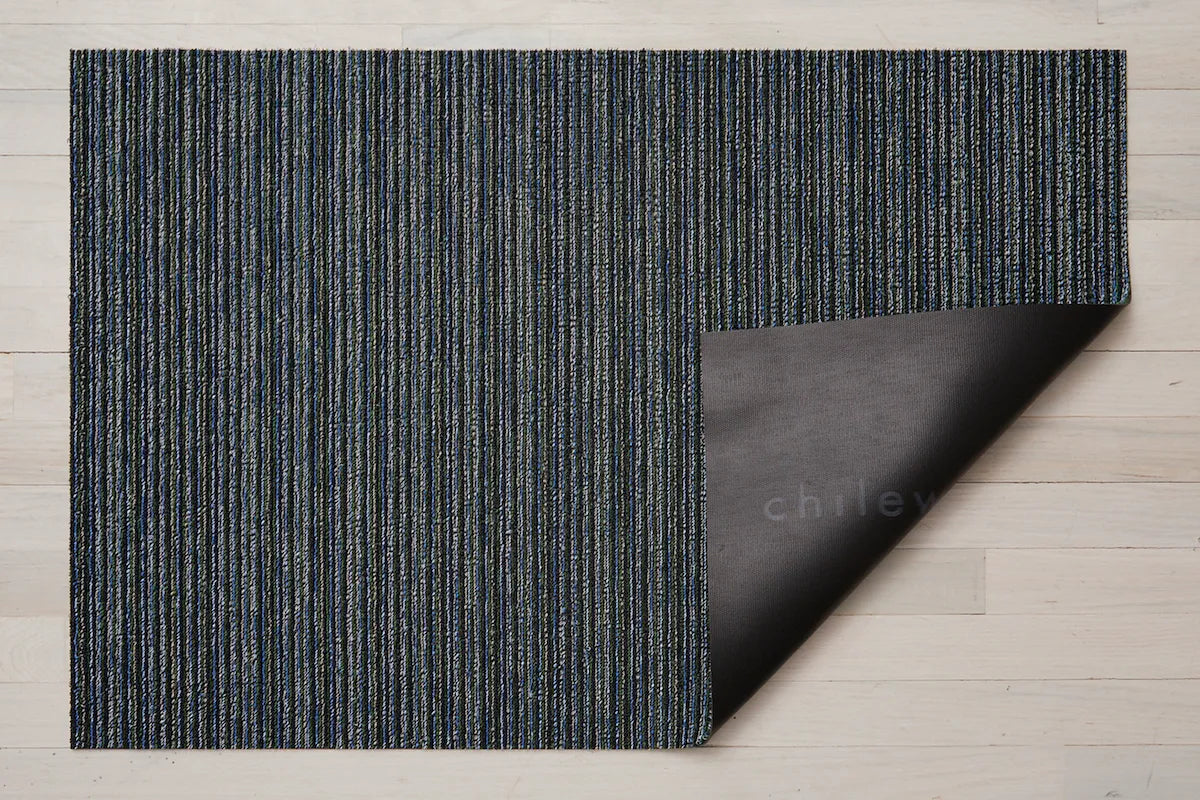 Forest Skinny Stripe Shag Mat