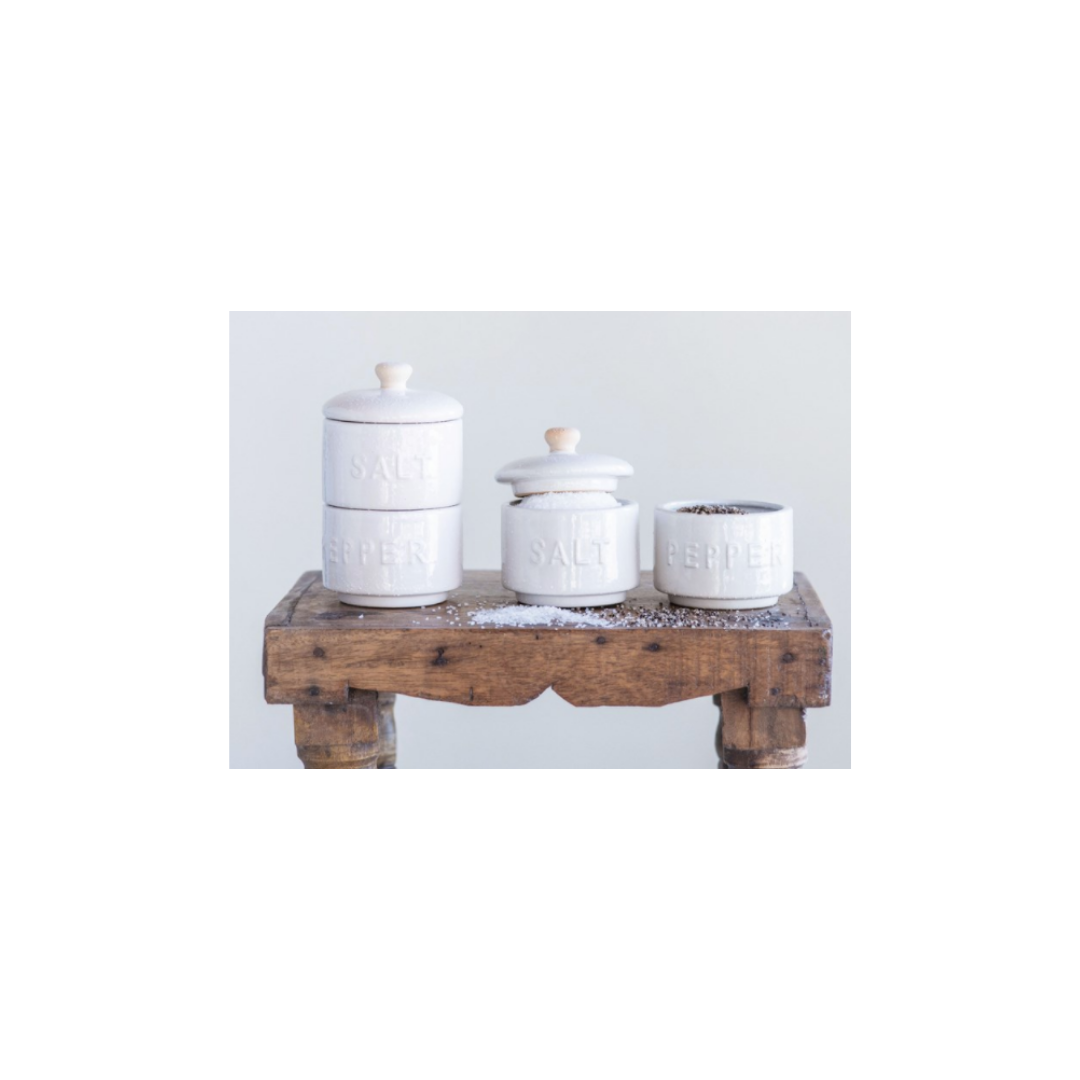 Stackable Salt & Pepper