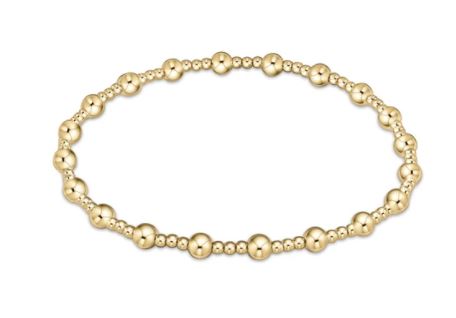 Classic Sincerity Gold Bead Bracelet
