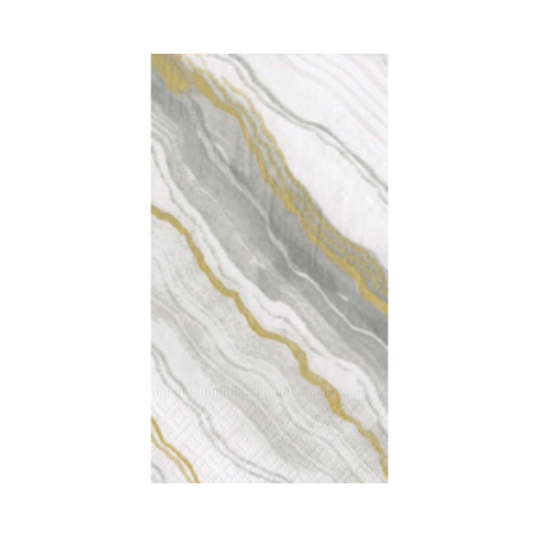 Grey Marble Guest Towel