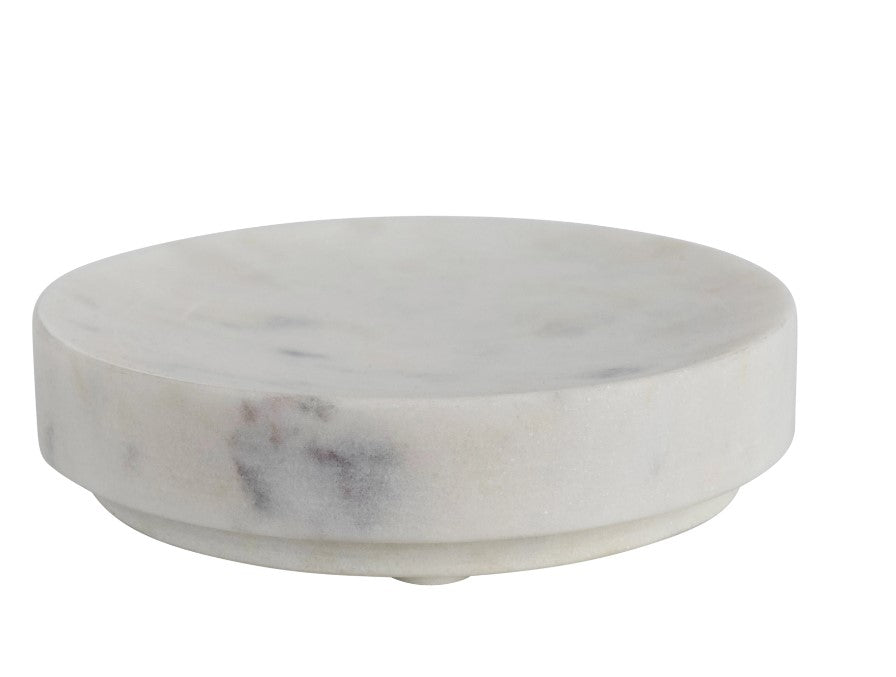 Round Marble Soap Dish
