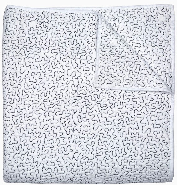 Running Stitch Indigo Quilt