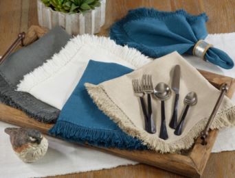 Fringed Cloth Napkins