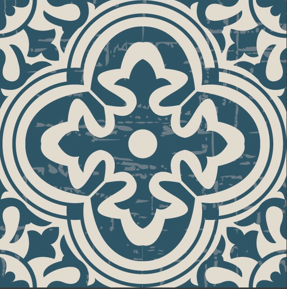 Costa Blue Vinyl Mat