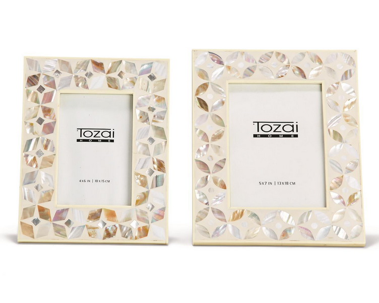 Mother of Pearl Flower Inlay Frame