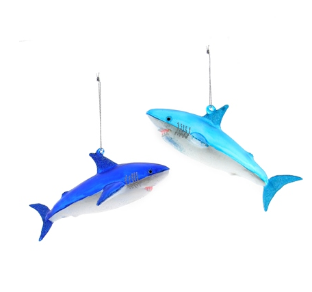 Glittery Glass Shark