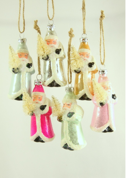 Little Glass Santa Claus