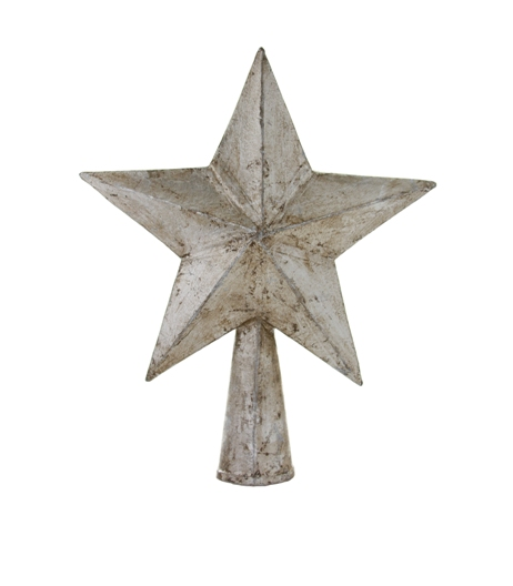 Five Point Silver Tree Topper