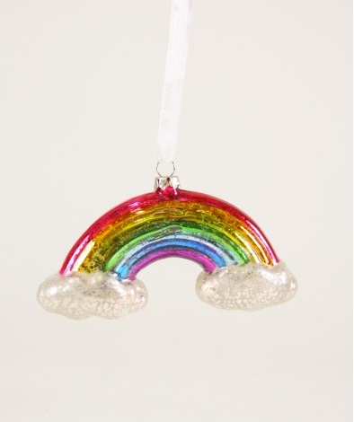 Glass Rainbow Ornament