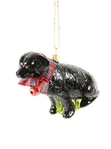 Festive Black Lab
