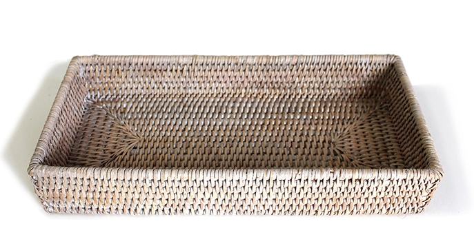 Rectangular Woven Bath Tray
