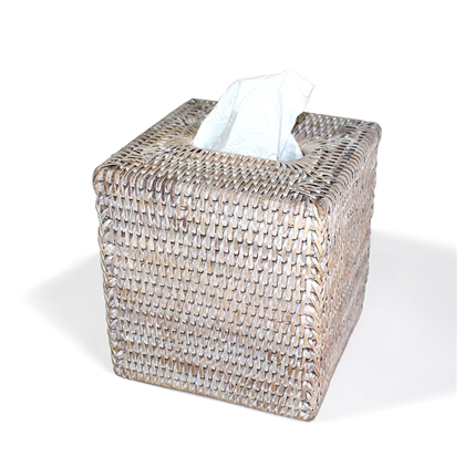 Rattan Tissue Box