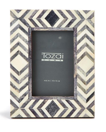 Grey Mosaic Bone Frames